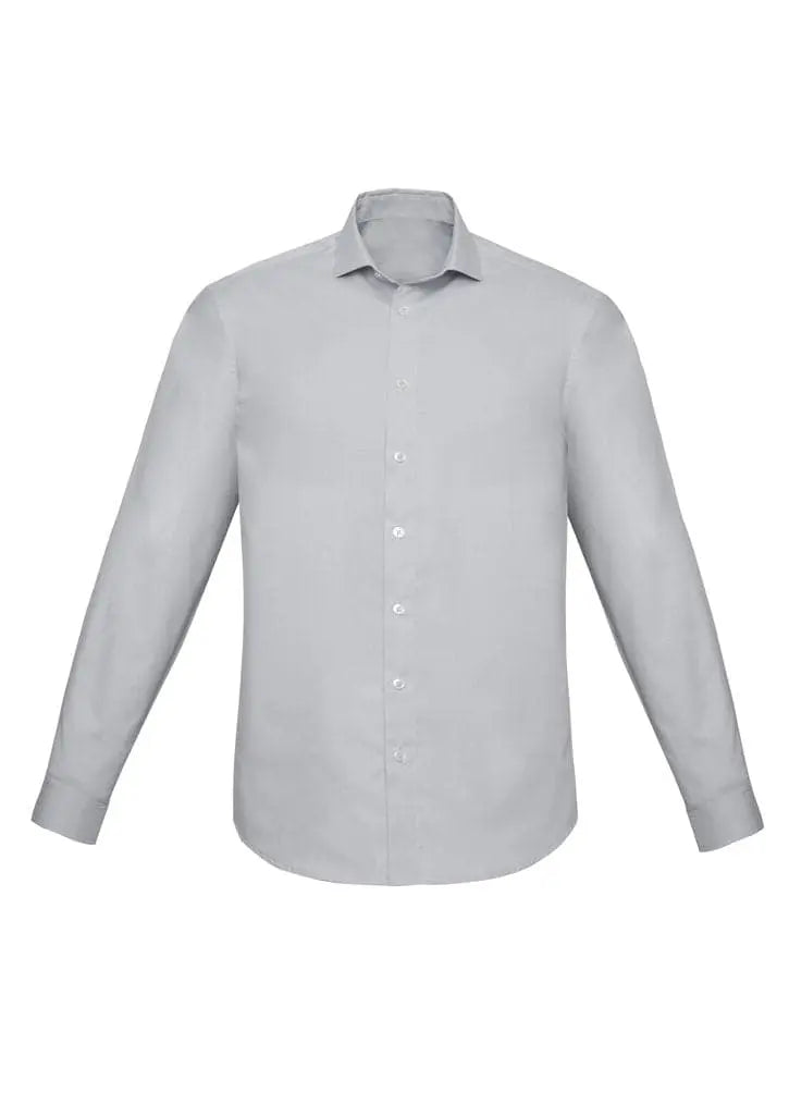 Biz Corporates Charlie Mens Slim Fit L/S Shirt RS969ML - Flash Uniforms